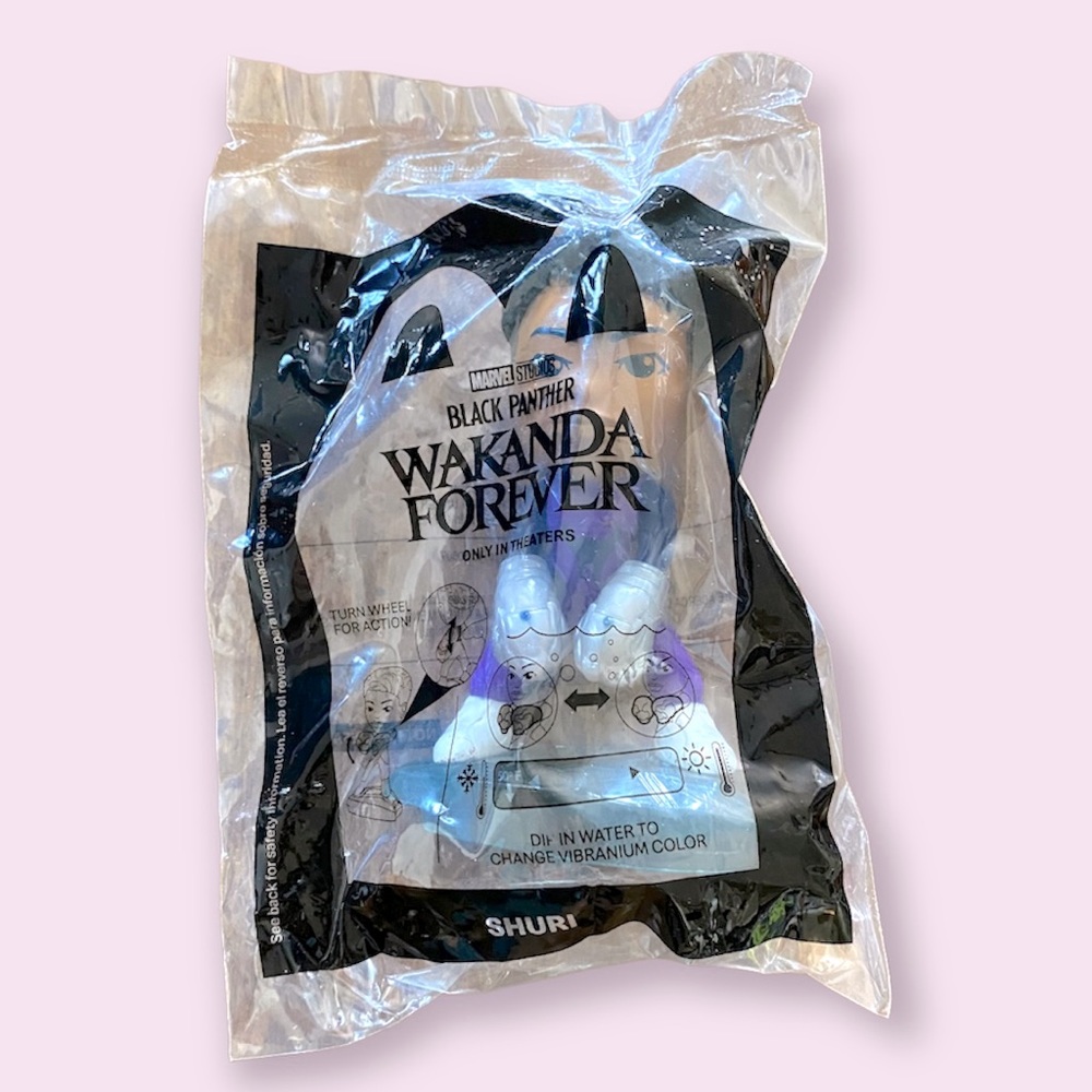 NEW McDonald's Happy Meal Marvel Black Panther Wakanda Forever Toy #1 Shuri